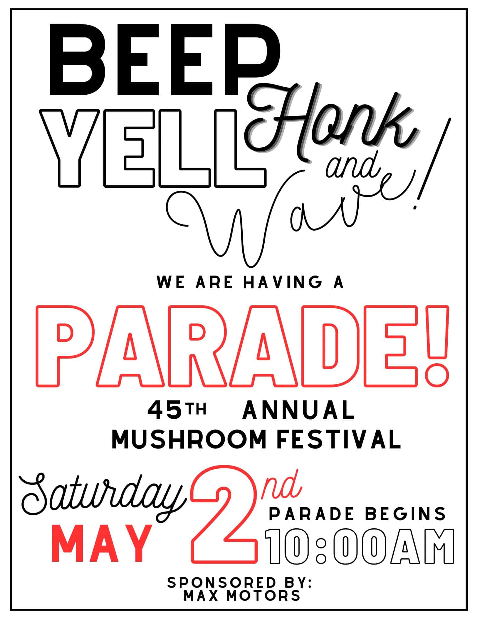 Mushroom Festival Parade