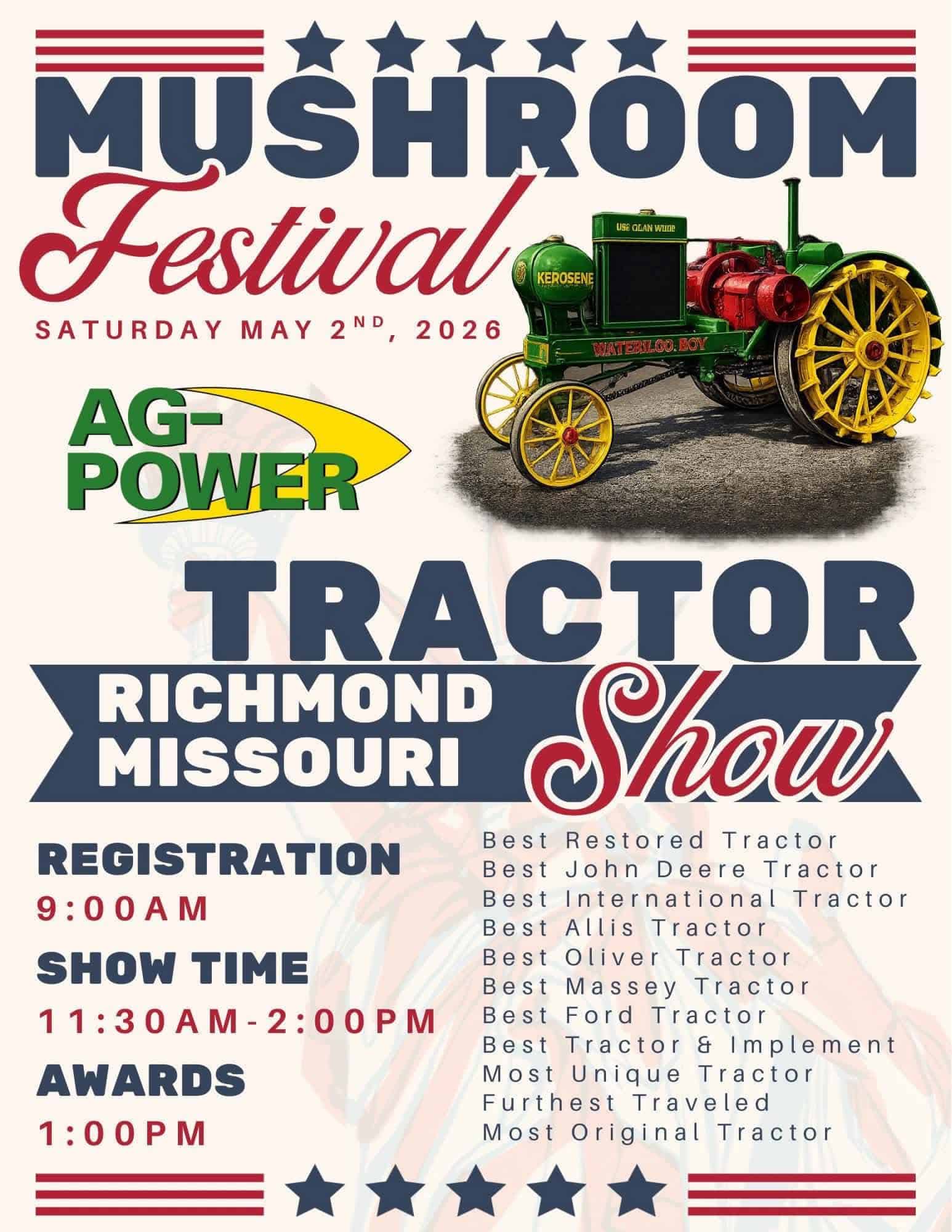 richmond mushroom festival tractor show