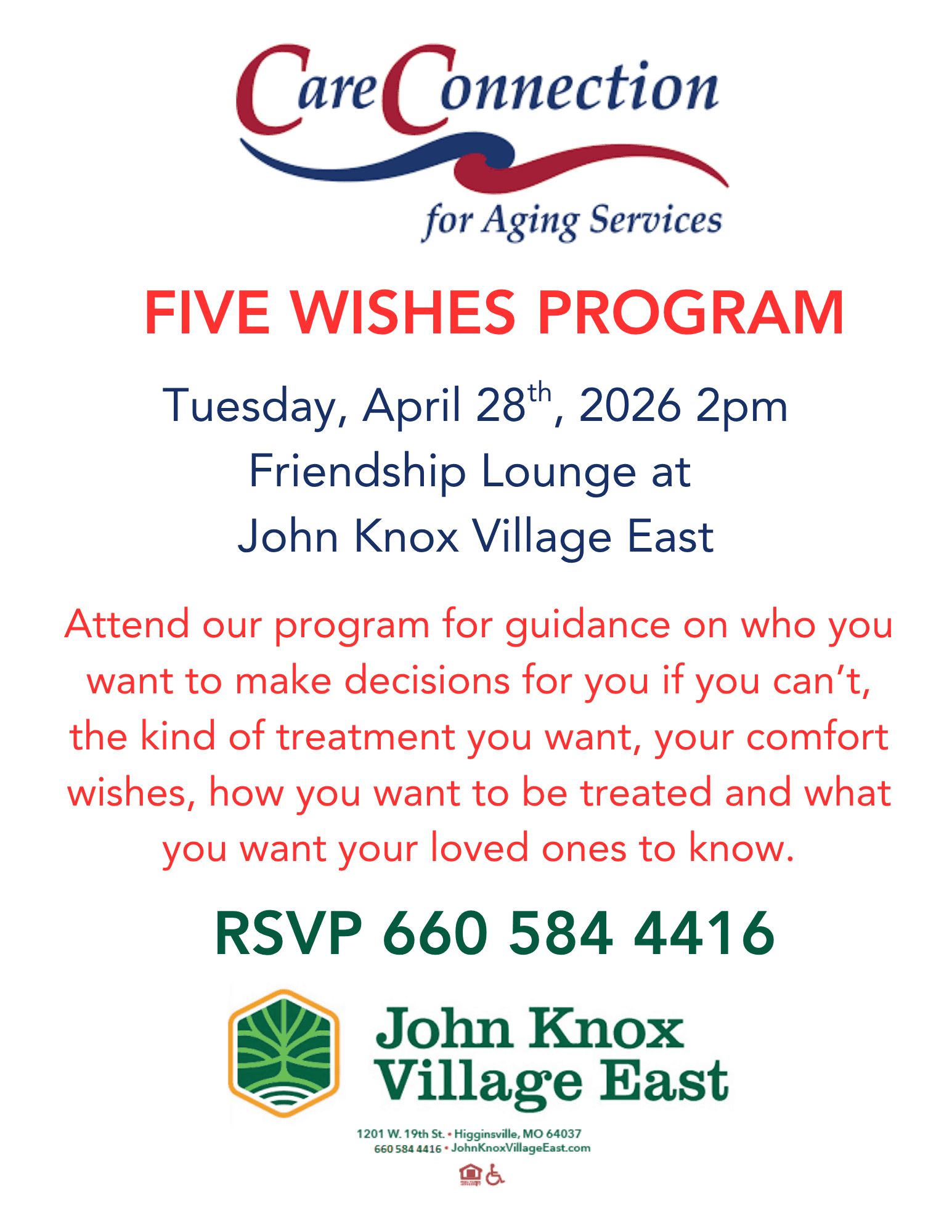 Five Wishes Program